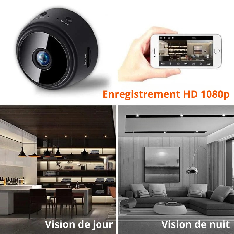 Mini caméra espion sans fil autonome avec enregistrement – Image 3