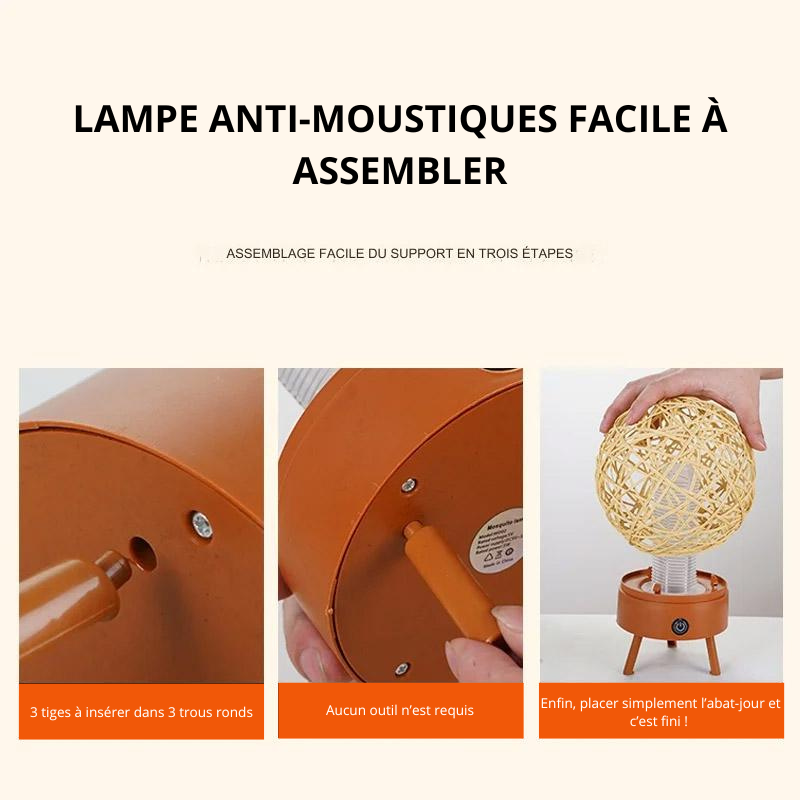 Lampe anti moustique électrique lumière bleu efficace | Piège à moustiques – Image 11