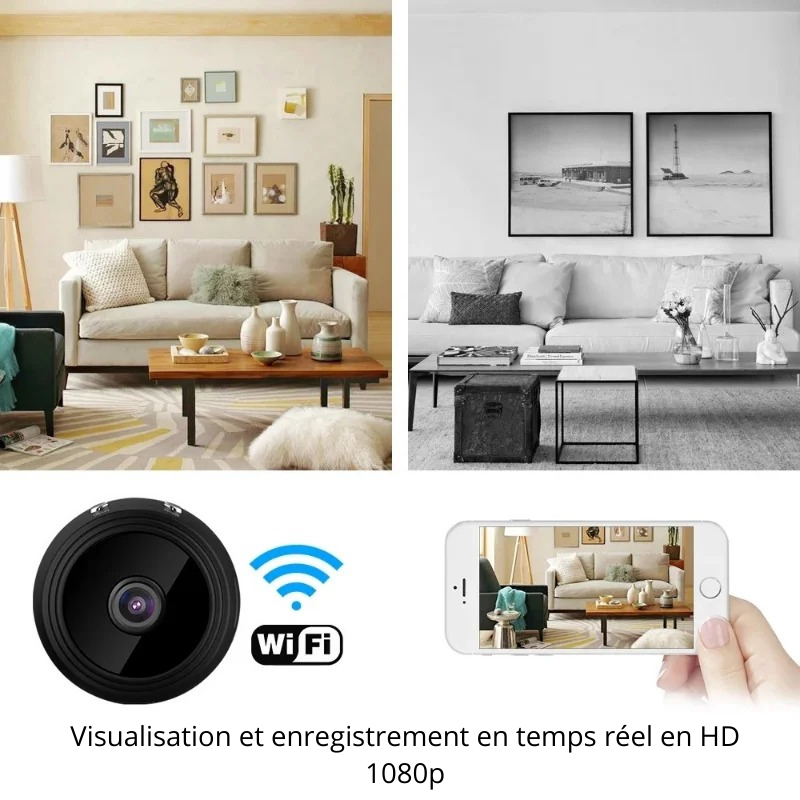 Mini caméra espion sans fil autonome avec enregistrement – Image 6