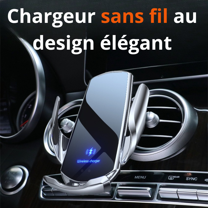 Support de téléphone + chargeur sans fil rapide universel pour voiture – Image 7