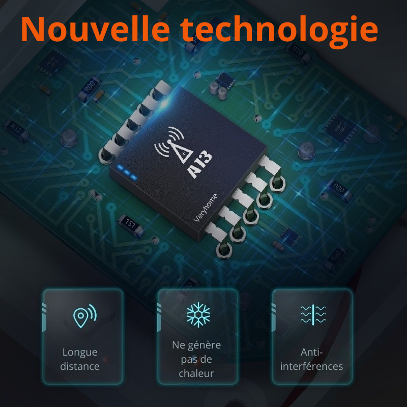 Sonnette sans fil sans piles étanche auto-alimentée extérieur – Image 4