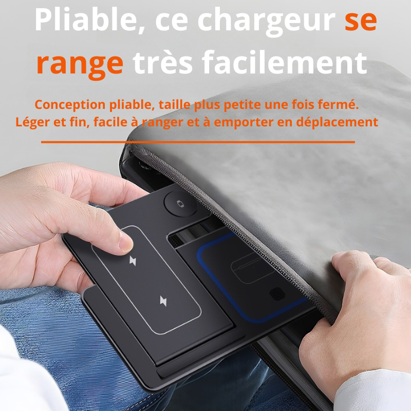 Chargeur sans fil rapide & polyvalent compatible Apple – Image 6