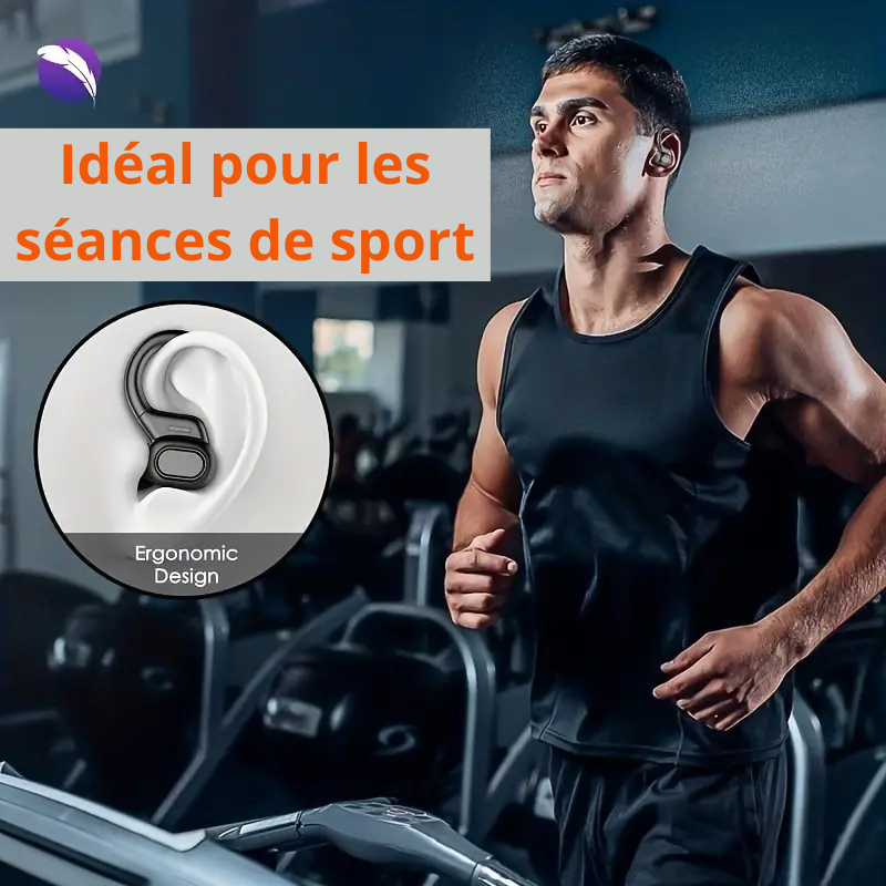 Écouteurs sans fil bluetooth avec boitier | casque sport étanches – Image 2