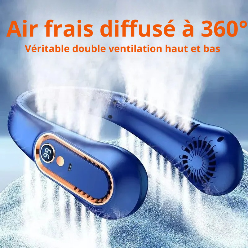 Ventilateur de cou portable diffusion d'air à 360° – Image 5