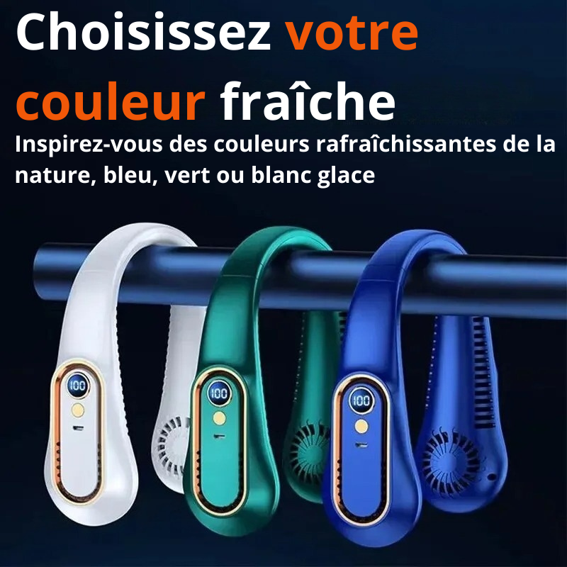 Ventilateur de cou portable diffusion d'air à 360° – Image 10