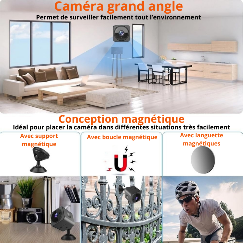 Mini caméra espion sans fil autonome avec enregistrement – Image 4