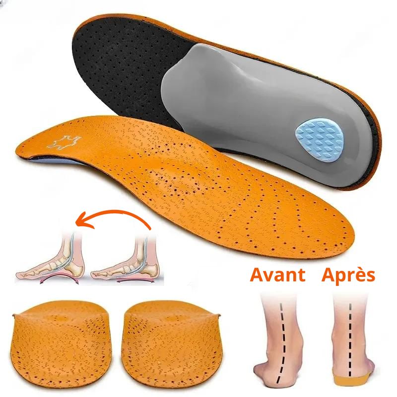 Semelles orthopédiques pour chaussures correction du pied améliore la posture – Image 6