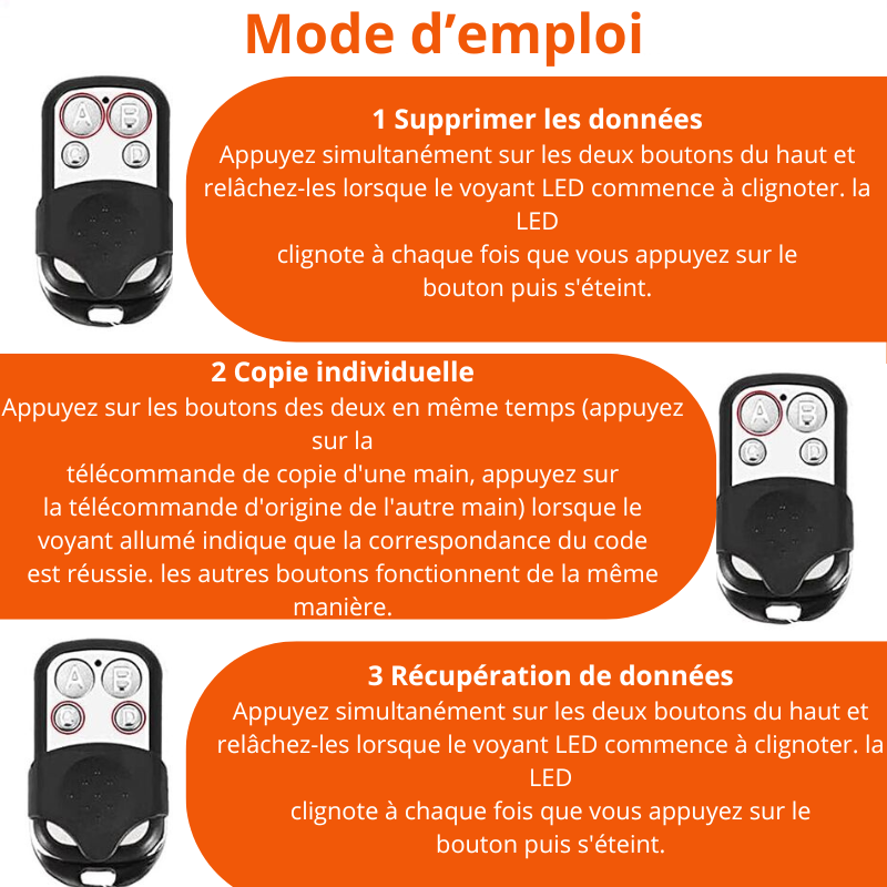 Télécommande universelle pour portail – Image 4