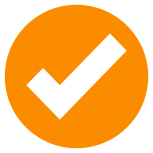 Checkbox de couleur orange
