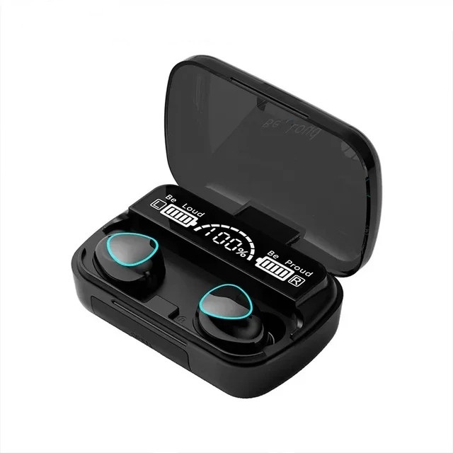 Écouteurs sans fil bluetooth anti-bruit casque stéréo affichage led