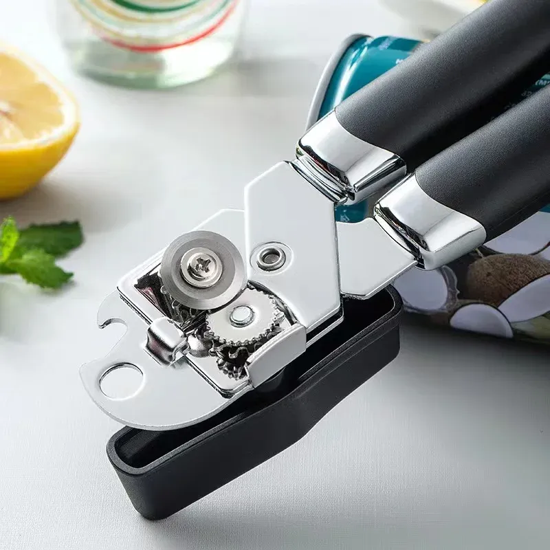 Ouvre boîte facile multifonction en acier inoxydable – Image 3