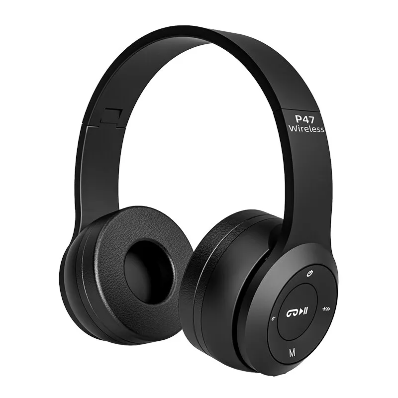 Casque bluetooth sans fil audio stéréo écouteurs portables