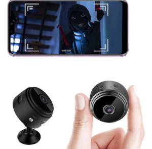 Affichage du mode nocturne de la mini caméra a9 sur un smartphone
