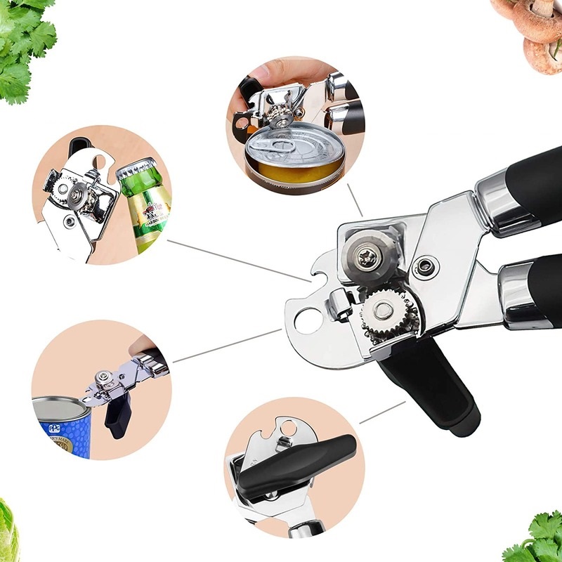 Ouvre boîte facile multifonction en acier inoxydable – Image 5