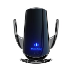 Support de téléphone + chargeur sans fil rapide universel pour voiture