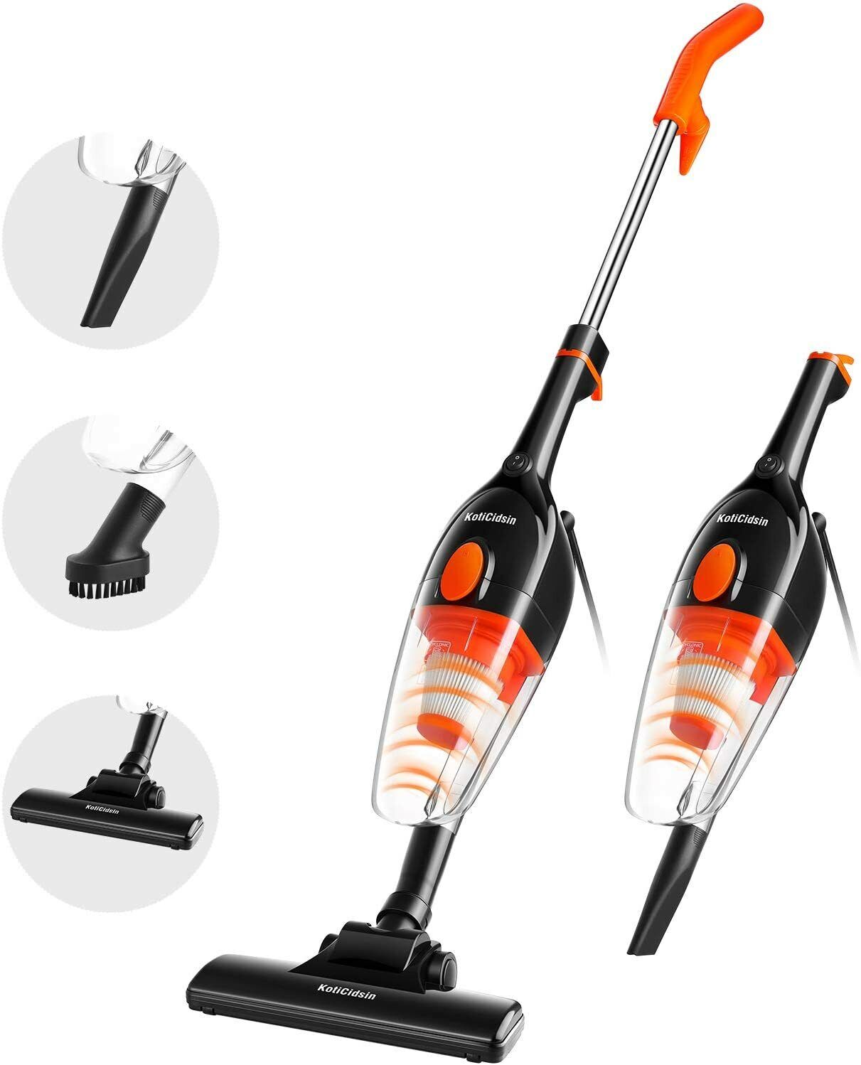 Aspirateur balai avec fil sans sac 2 en 1 filtration hepa 800W – Image 12