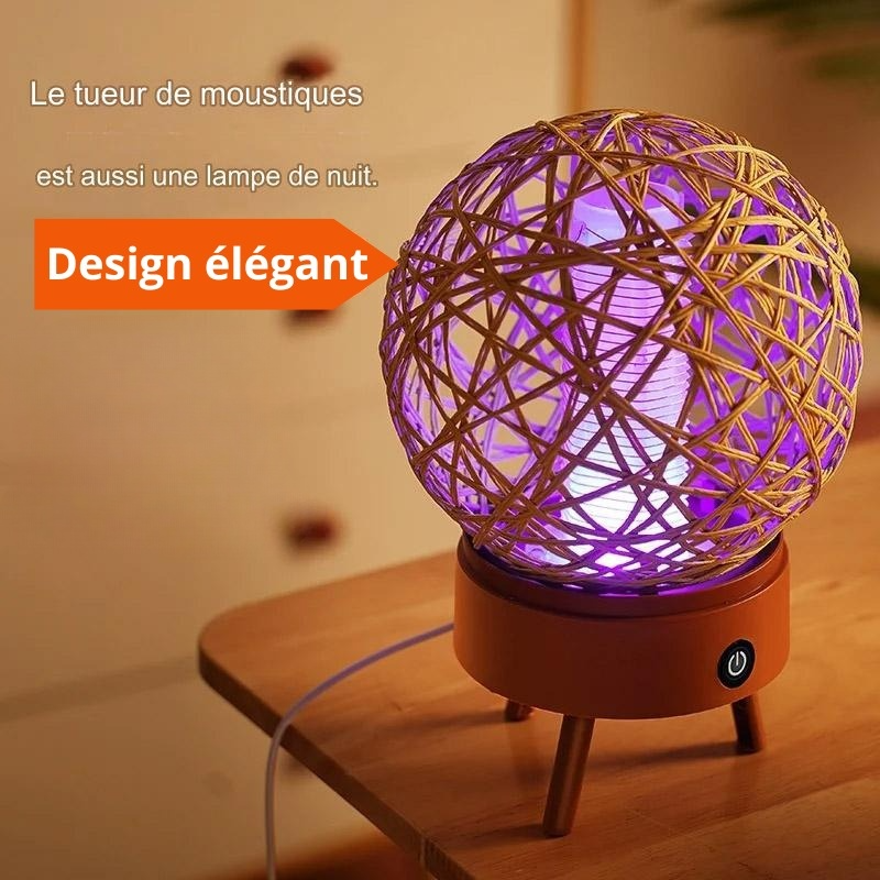 Lampe anti moustique électrique lumière bleu efficace | Piège à moustiques – Image 4